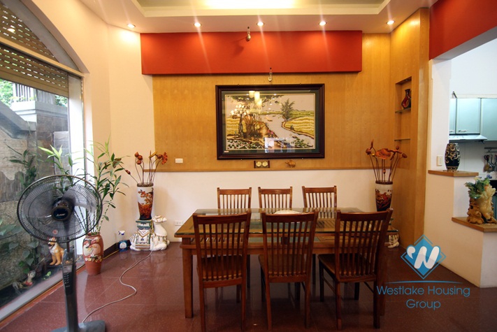 Cozy and quality 04 bedrooms house for rent in Ba Dinh district 